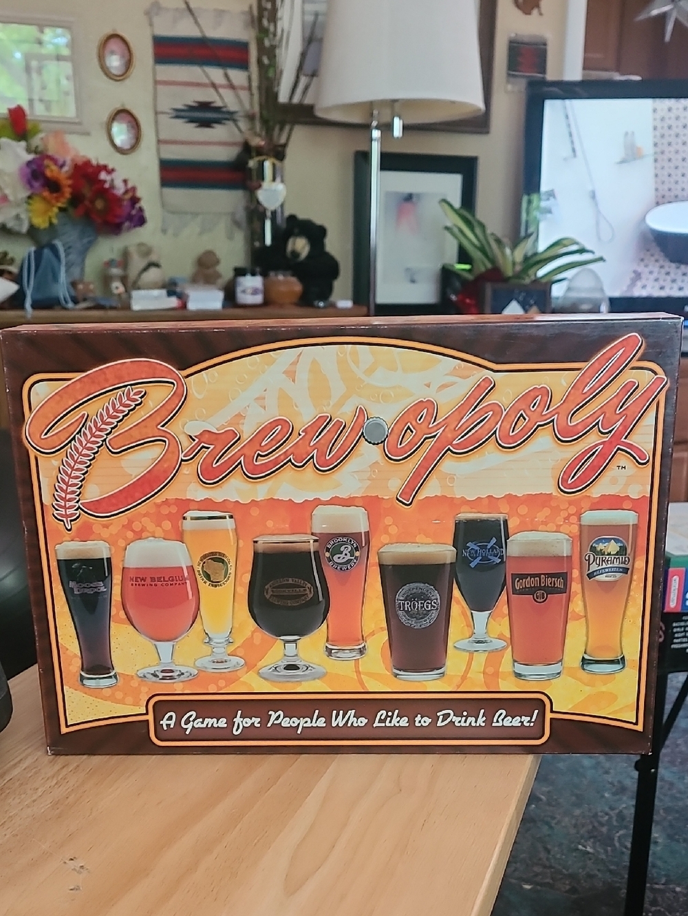 Brew-opoly Board Game - Orange and Brown